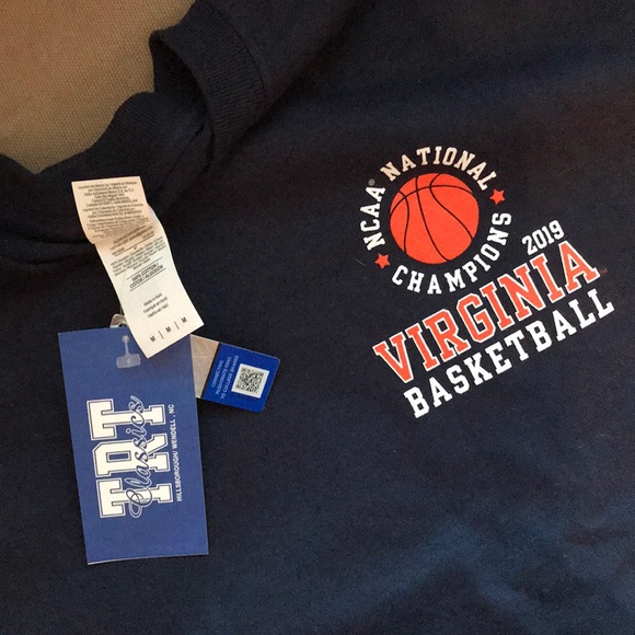 NWT Virginia Cavaliers Basketball Champs Shirt ‘19 - Picture 4 of 5